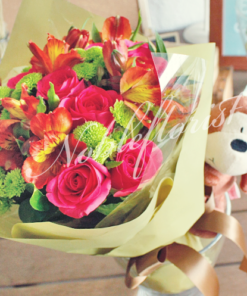 hand-bouquet-pink-roses
