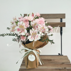 hand-bouquet-pink-carnation-alstroemeria