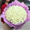 buy 99 white roses near me