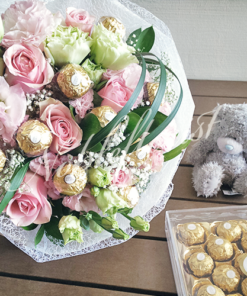 ferrero rocher flower bouquet