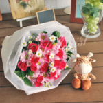 hand-bouquet-dark-pink-roses