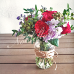 table-flower-arrangement-red-rose