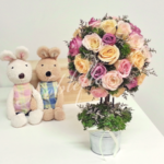 topiary-flower-arrangement-rose
