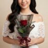 SS-07 Admiration single stalk red rose