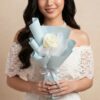 SS-03 Love and Passion single stalk white rose